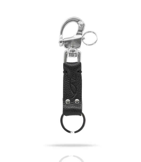 Heavy duty keychain made from genuine leather by badami and co