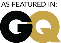 As featured in GQ magazine logo
