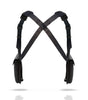 all black leather double holster harness from badami and co