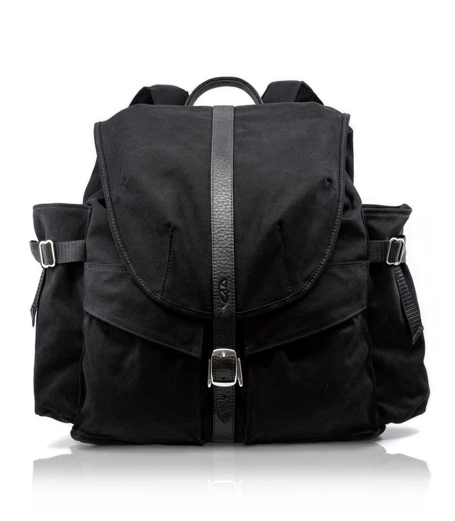 CRIMIE/URBAN MILITARY LEATHER BACKPACK - リュック/バックパック