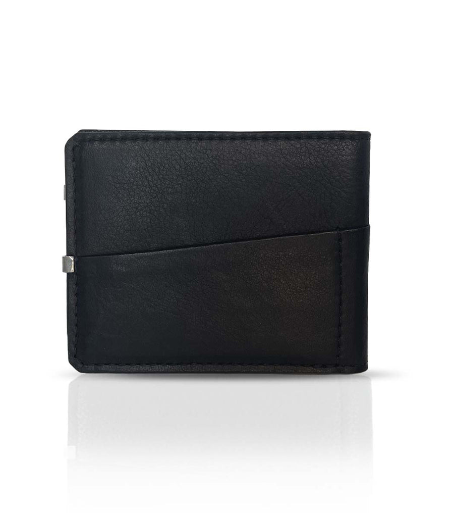 Back view of the Bifold leather wallet from Badami & Co.