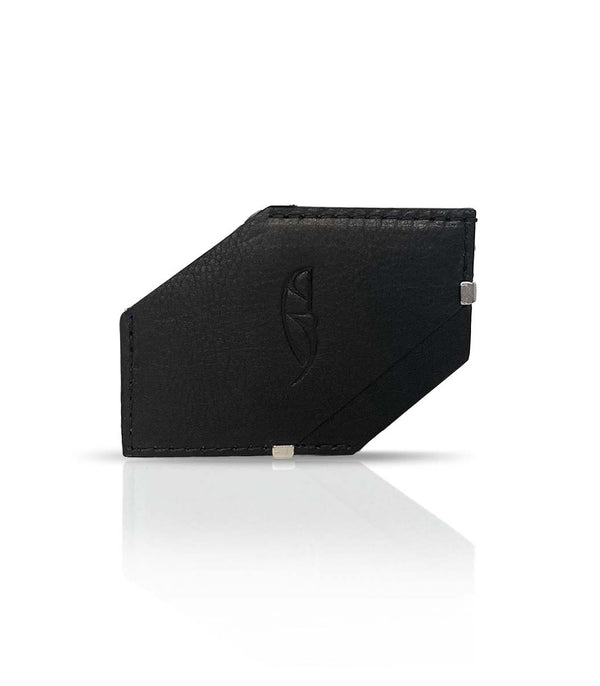 Minimalist Front pocket wallet in leather card holder from Badami & Co.