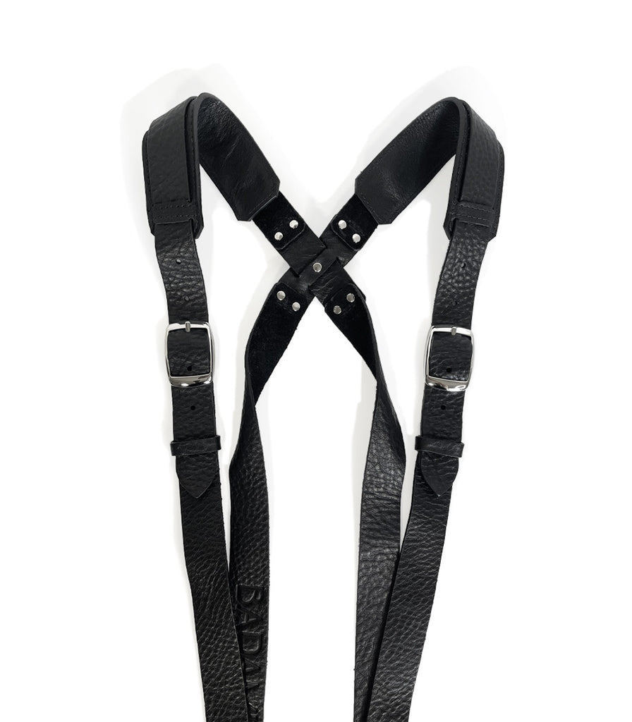 Detail View of the Leather Shoulder-strap Fashion Harness from badami and co